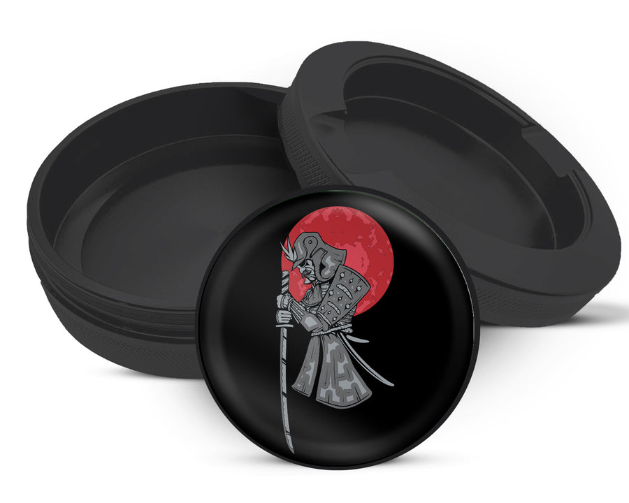 Snus Storage Case Japanese Samurai Anime Black