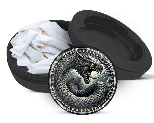 Snus Storage Case World Serpent Jormungandr Black