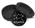 Snus Storage Case Aquarius, the Water Bearer Zodiac Birth Sign Black
