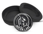 Snus Storage Case Molon Labe Spartan Helmet Black