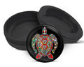 Snus Storage Case Colorful Sea Turtle Mandala Black