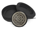 Snus Storage Case Nordic Knotwork Shield Emblem Black