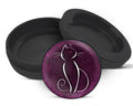 Snus Storage Case Purple Cat Lover Black
