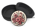 Snus Storage Case Vintage Flowers Black