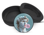 Snus Storage Case Michelangelo Statue Of David Blowing A Bubble Black