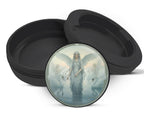Snus Storage Case Art Nouveau Swan Angelic Vision Black