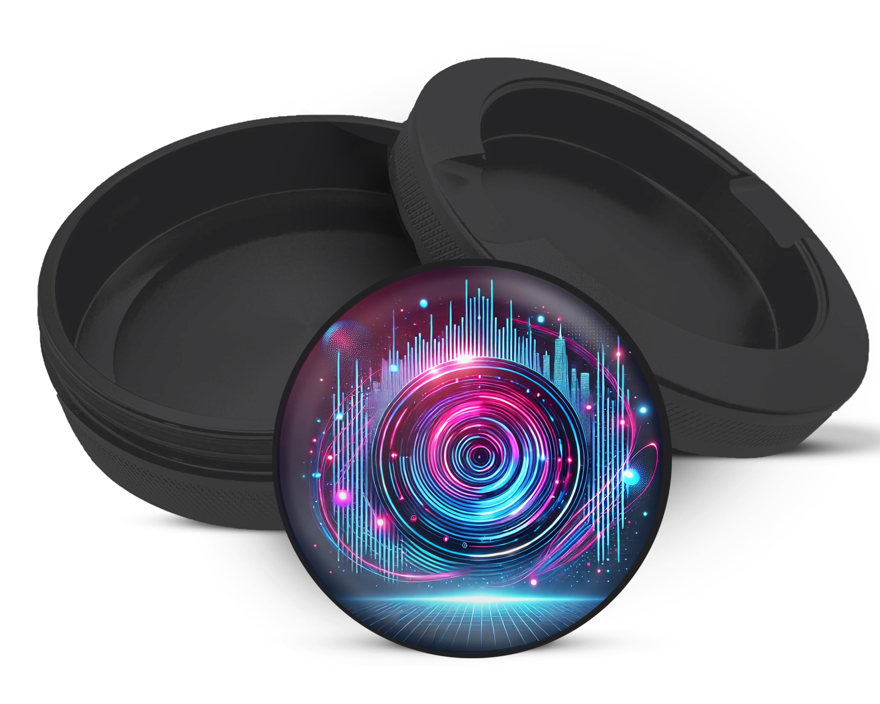 Snus Storage Case Neon Lights Black