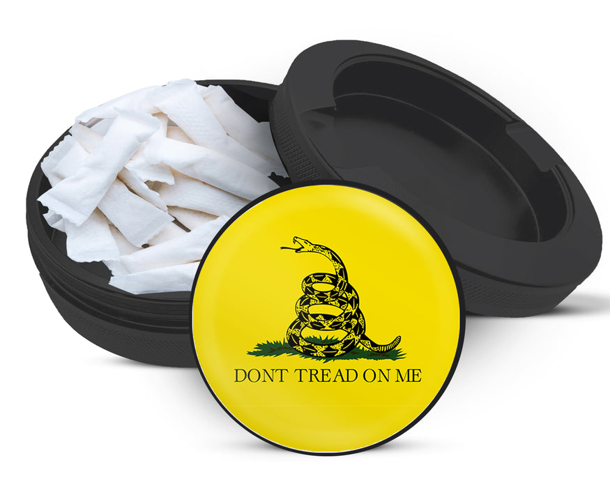 Snus Storage Case Don't Tread On Me Black