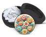 Snus Storage Case Happy Flower Power Black