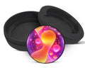 Snus Storage Case Trippy Psychedelic Lava Lamp Glow Design Black