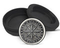 Snus Storage Case Nordic Compass Rune Emblem Black