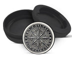 Snus Storage Case Nordic Compass Rune Emblem Black