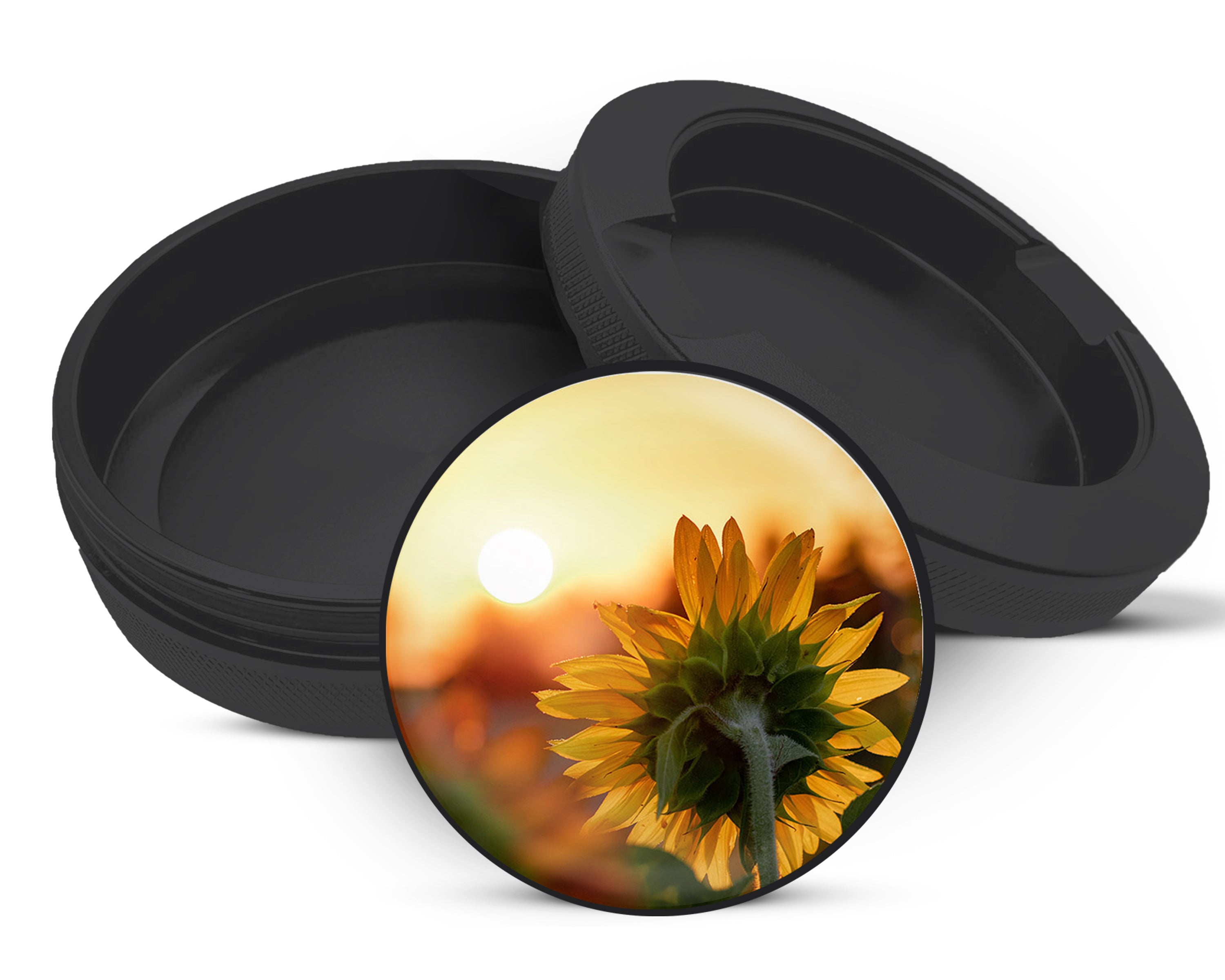 Snus Storage Case Sunflower Black