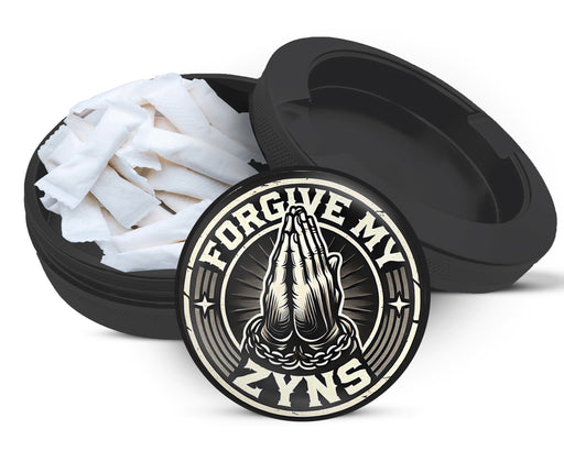 Snus Storage Case Forgive Me For My Sins Black
