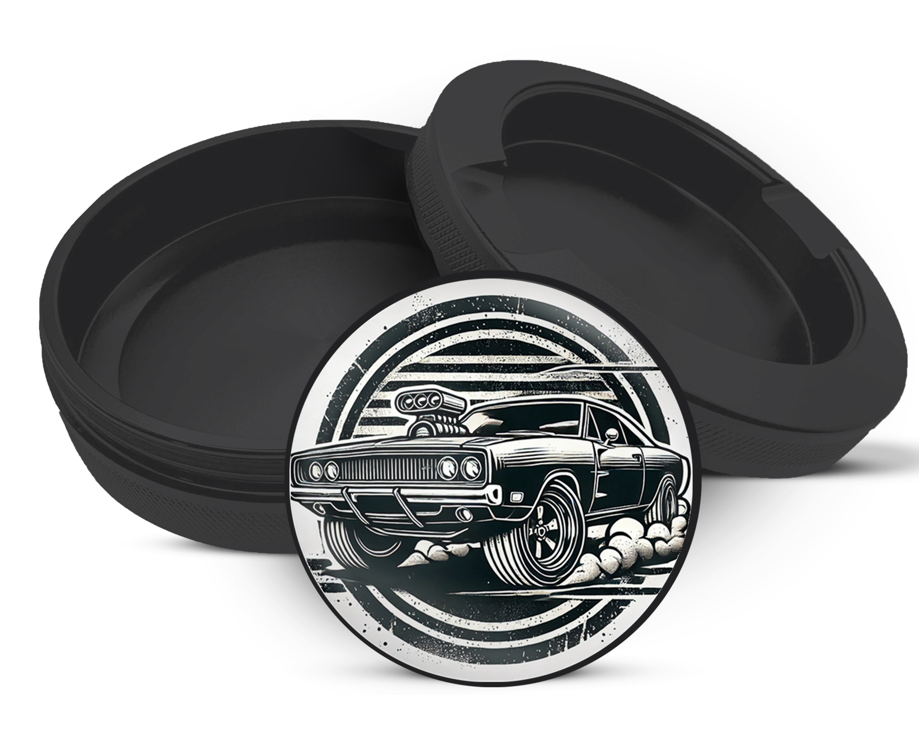 Snus Storage Case Muscle Car Black