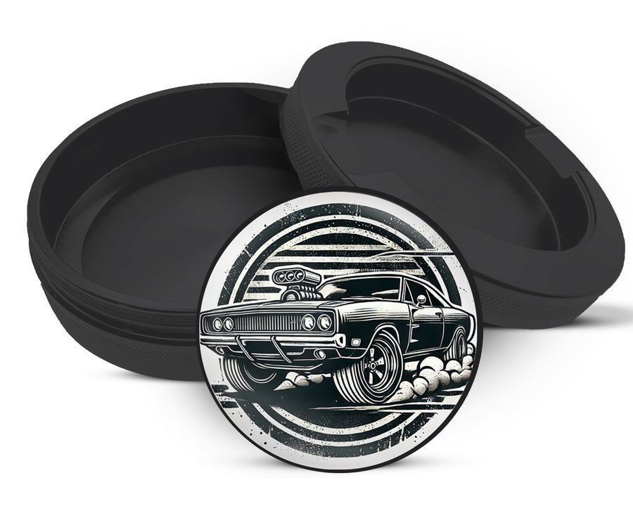 Snus Storage Case Muscle Car Black