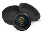 Snus Storage Case Valknut Wings Norse Emblem Black