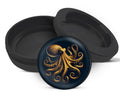 Snus Storage Case Vintage Golden Octopus Black