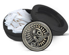 Snus Storage Case Death Metal Skull and Guitar Black