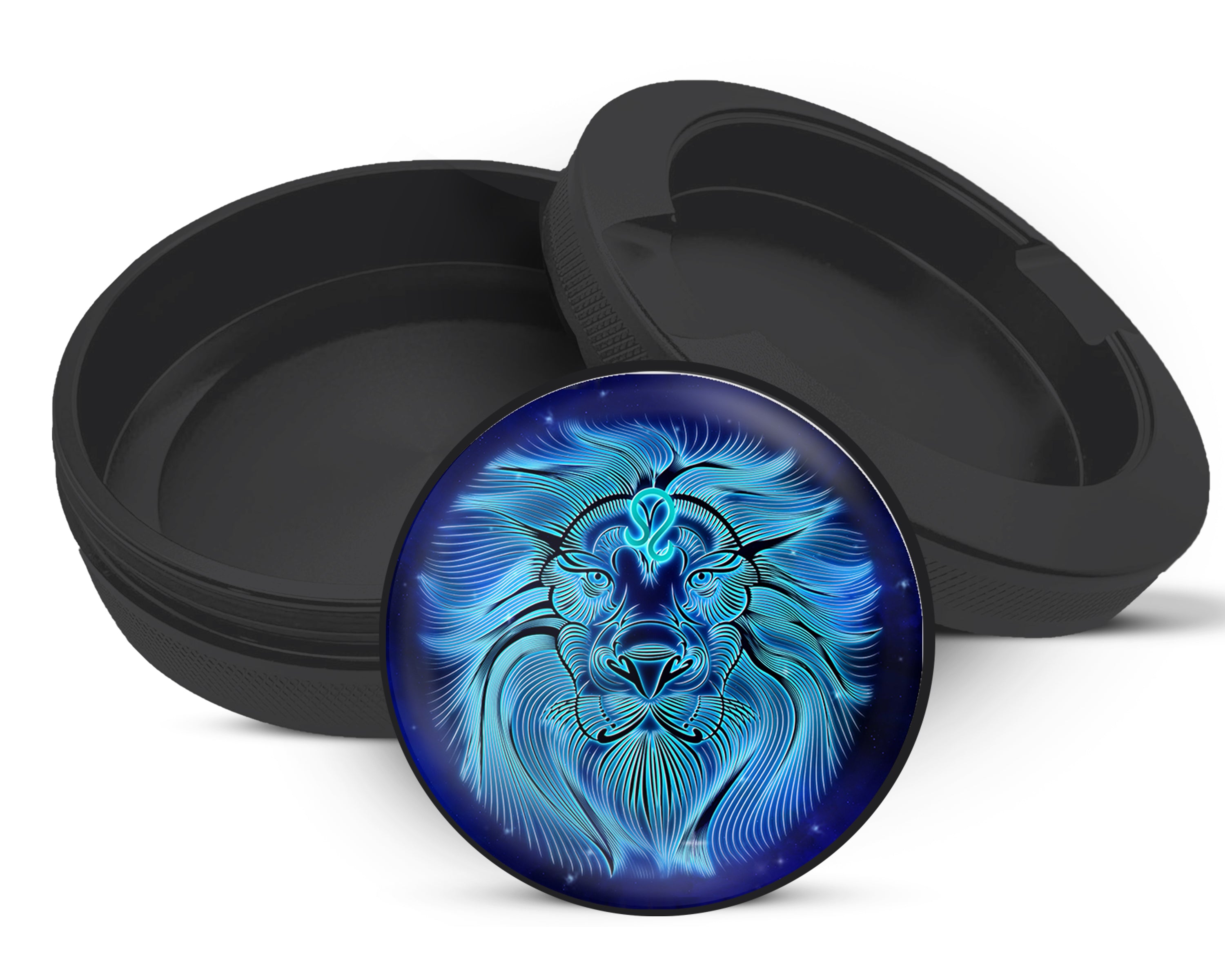 Snus Storage Case Leo Zodiac Astrology Black