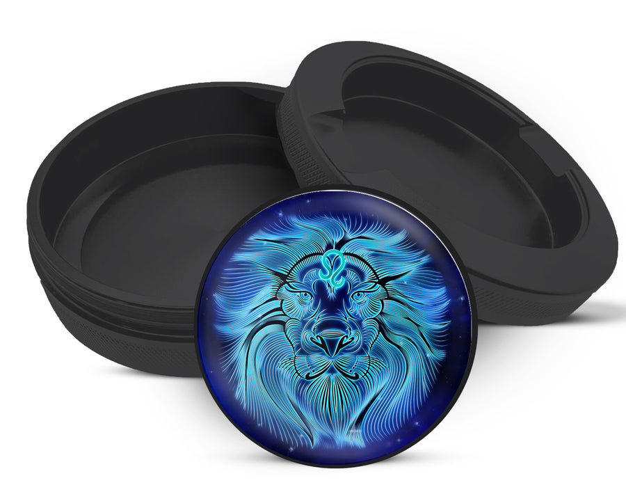 Snus Storage Case Leo Zodiac Astrology Black