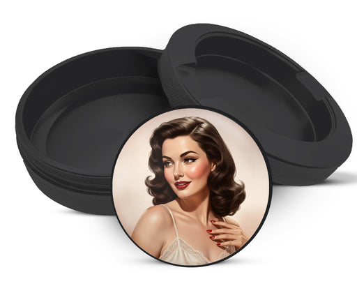 Zyn Storage Case Classic Hollywood Pinup Glam Black