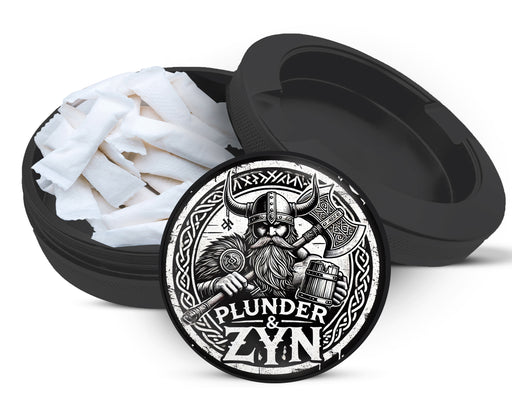 Zyn Storage Case Viking Warrior Plunder and Snus Black
