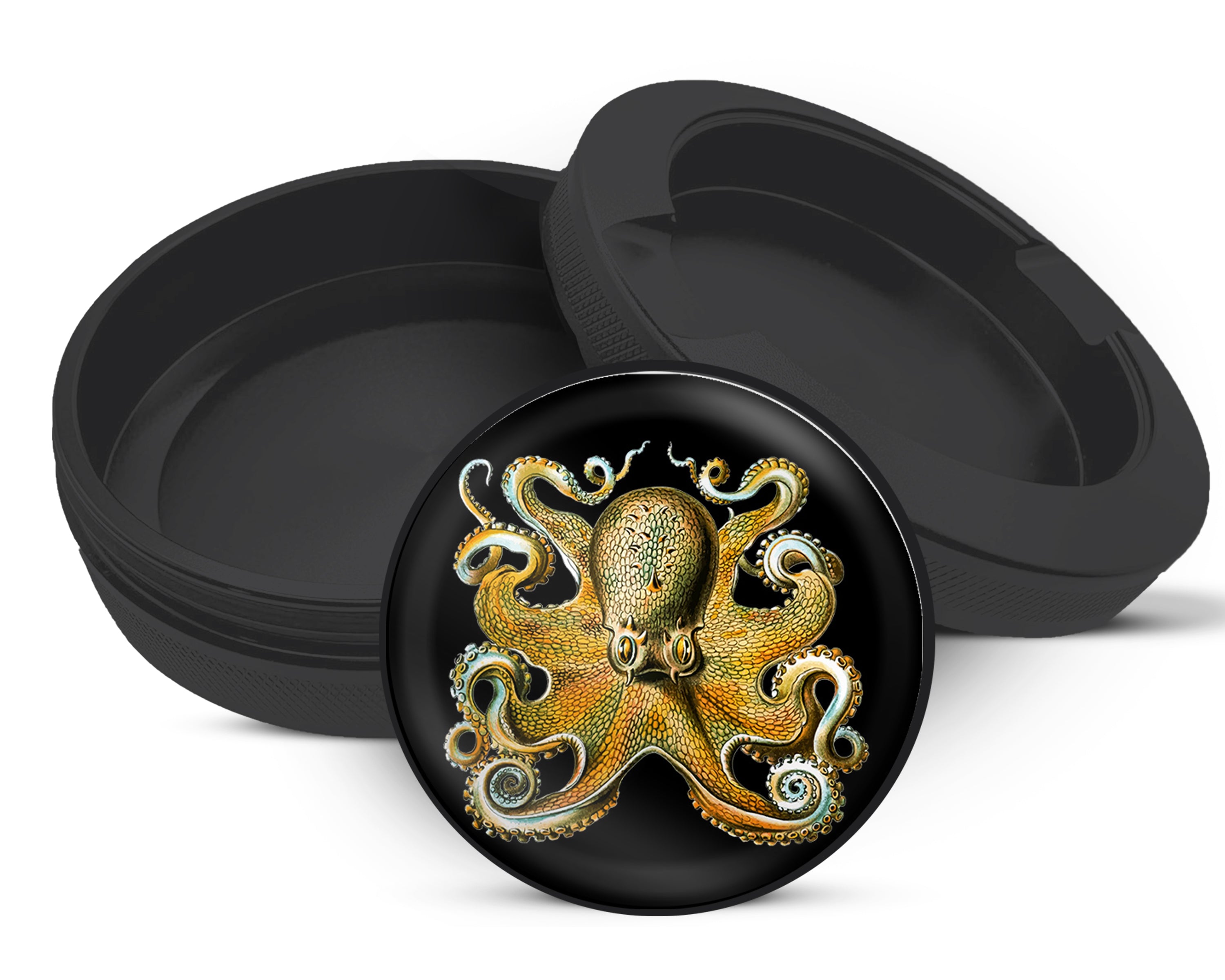 Snus Storage Case Octopus Grinder Whimsigoth  Black
