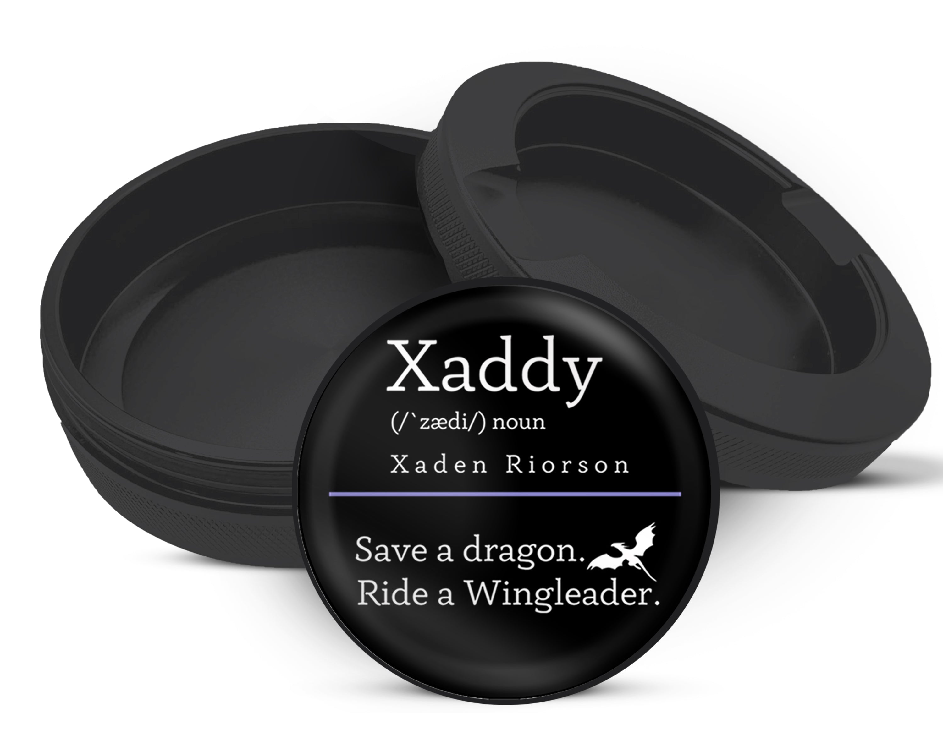 Snus Storage Case Save A Dragon, Ride A Wing leader  - Xaddy Riorson Black