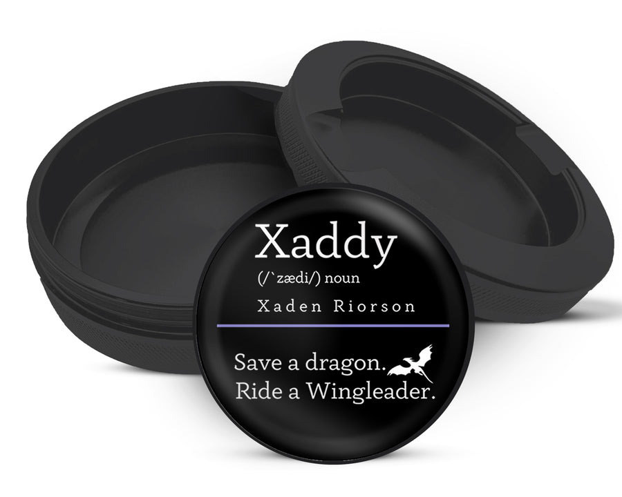 Snus Storage Case Save A Dragon, Ride A Wing leader  - Xaddy Riorson Black