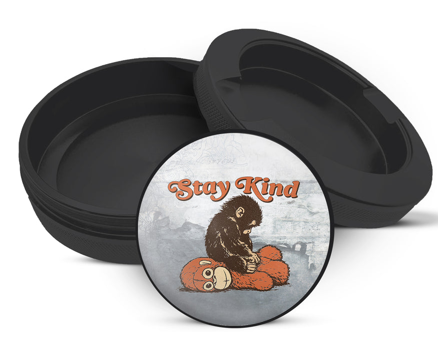 Snus Storage Case Punch Stay Kind Monkey Black