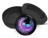 Snus Storage Case Psychedelic Moon Cat Dreams Black