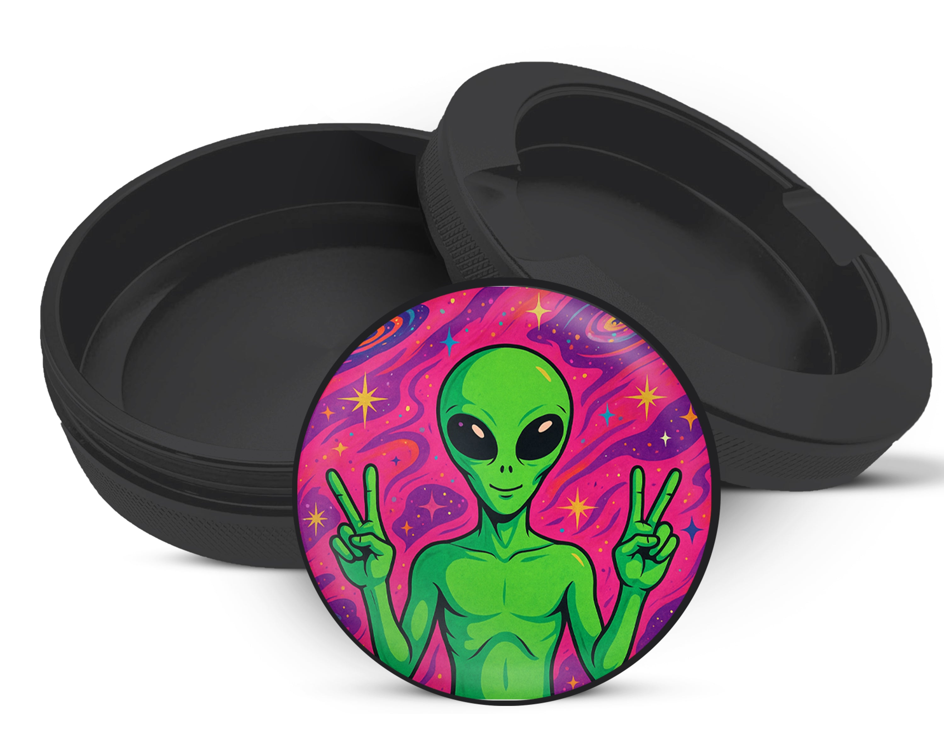 Snus Storage Case Alien We Come In Peace Black