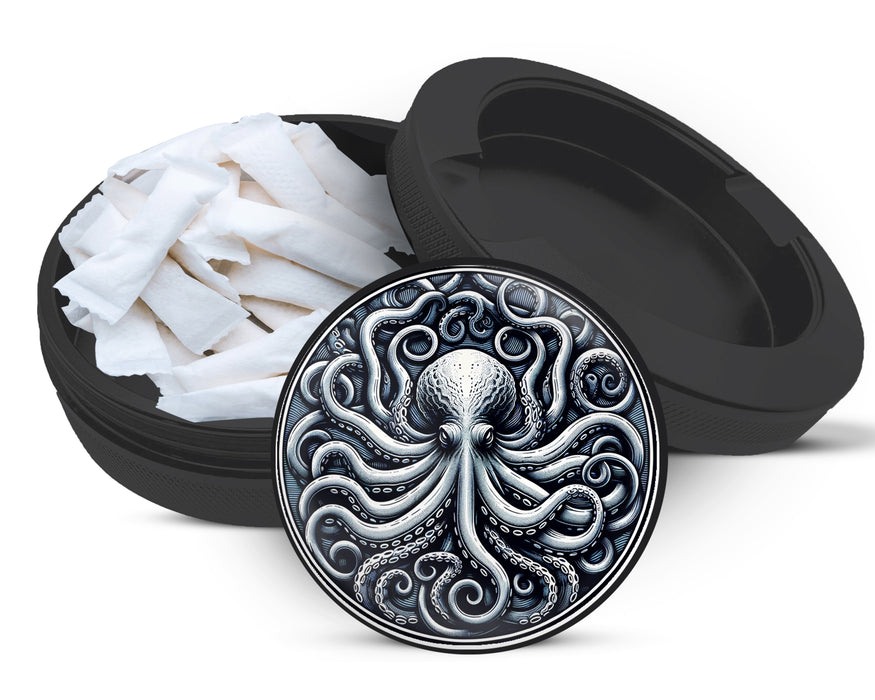 Zyn Storage Case Kraken Octopus Black