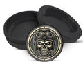 Snus Storage Case Biker Skull Black