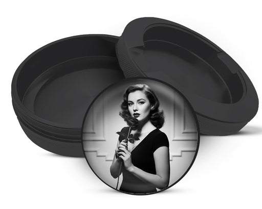 Zyn Storage Case Noir Rose Vintage Elegance Black