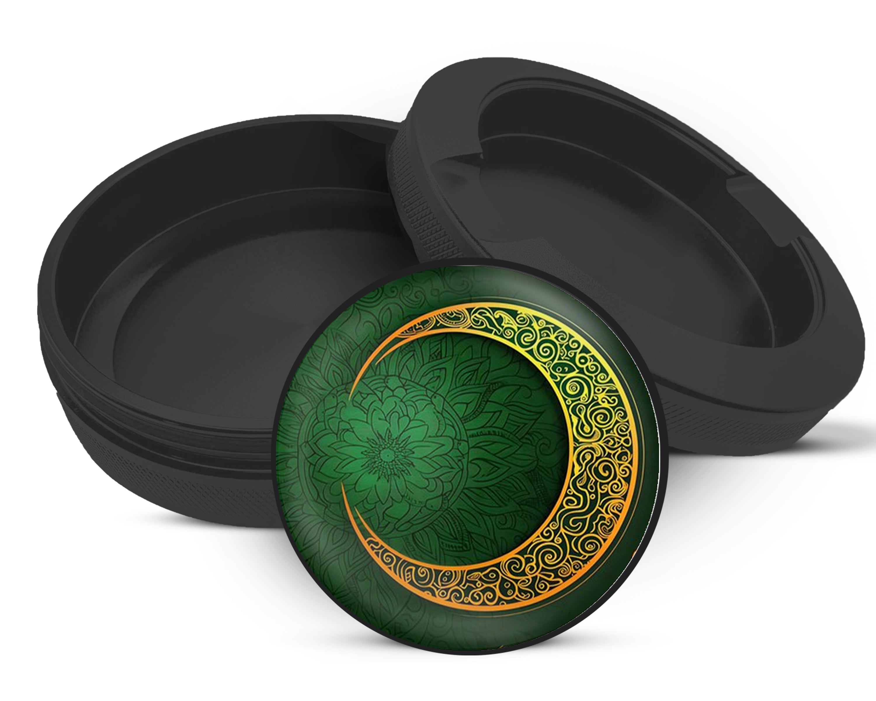 Snus Storage Case Eid Mubarak Crescent Moon With Stars Black