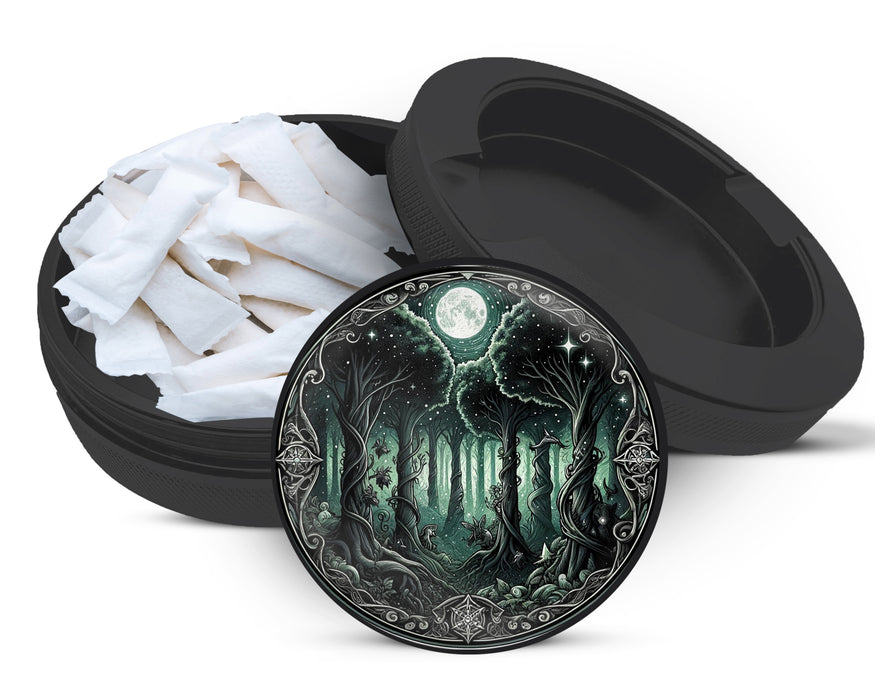 Zyn Storage Case Enchanting Forest Black