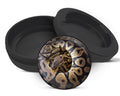 Snus Storage Case Ball Python Snake Coiled Up Black
