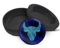 Snus Storage Case Taurus Zodiac Grinder Black