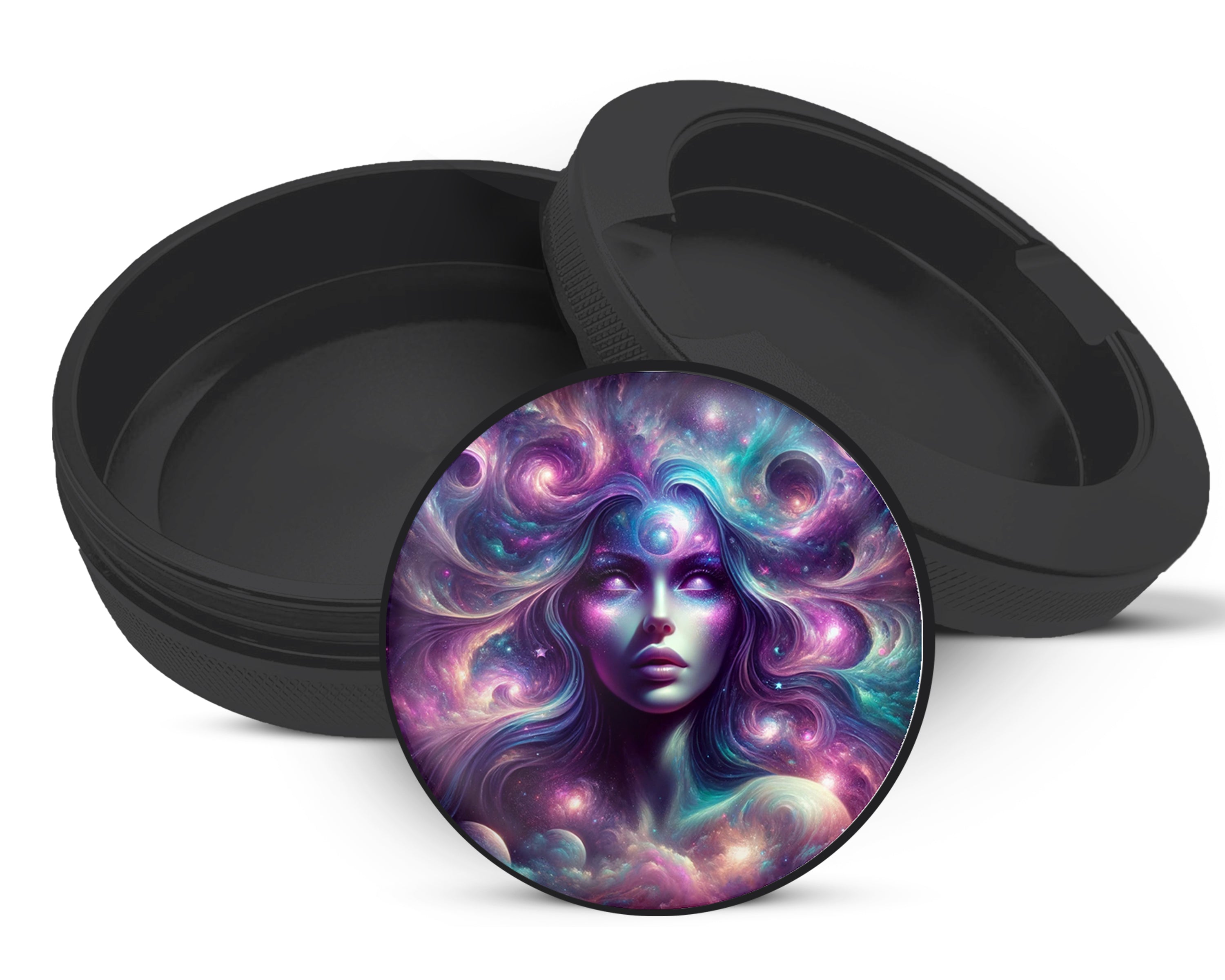 Snus Storage Case Cosmic Witchy Woman  Black
