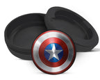 Snus Storage Case Captain Shield Superhero Comic Art Emblem Black