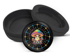 Snus Storage Case Trippy Rainbow Mushroom Crew Black