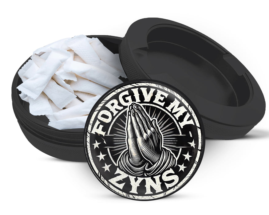 Zyn Storage Case Foorgive My Sins Black