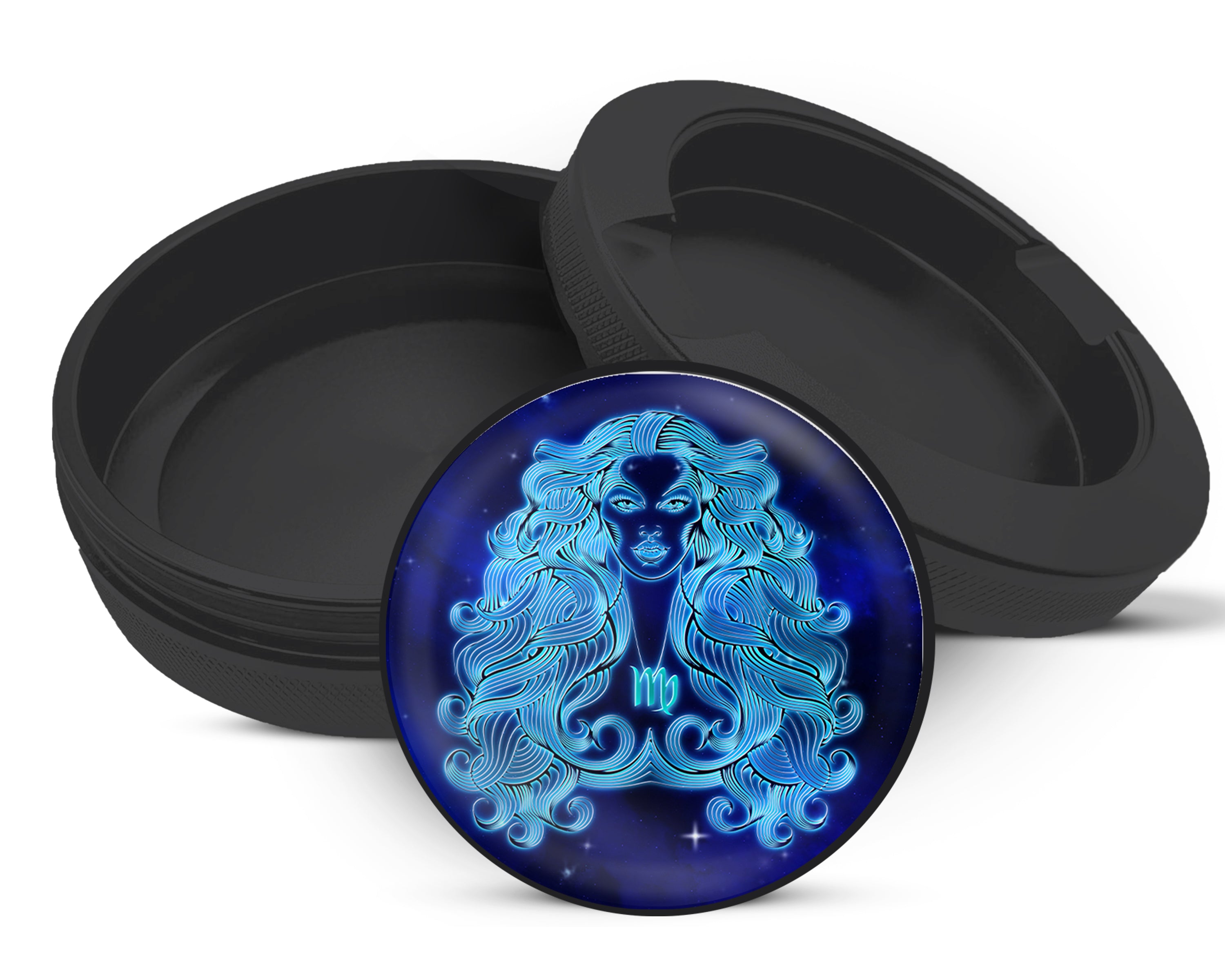 Snus Storage Case Virgo Zodiac Sign Black