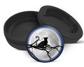 Snus Storage Case Cat With Full Moon Grinder Black
