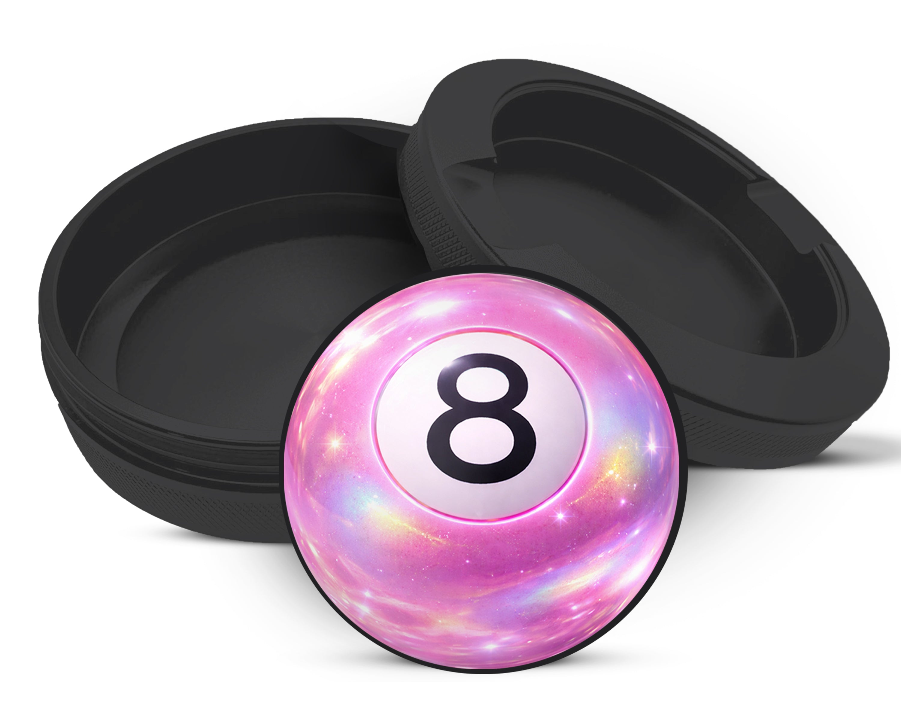 Snus Storage Case Pink Magic 8 Ball Digital Pop Art Black