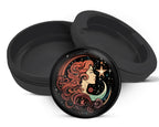 Snus Storage Case Celestial Moon Goddess Black