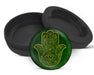 Snus Storage Case Golden Hamsa Hand Black
