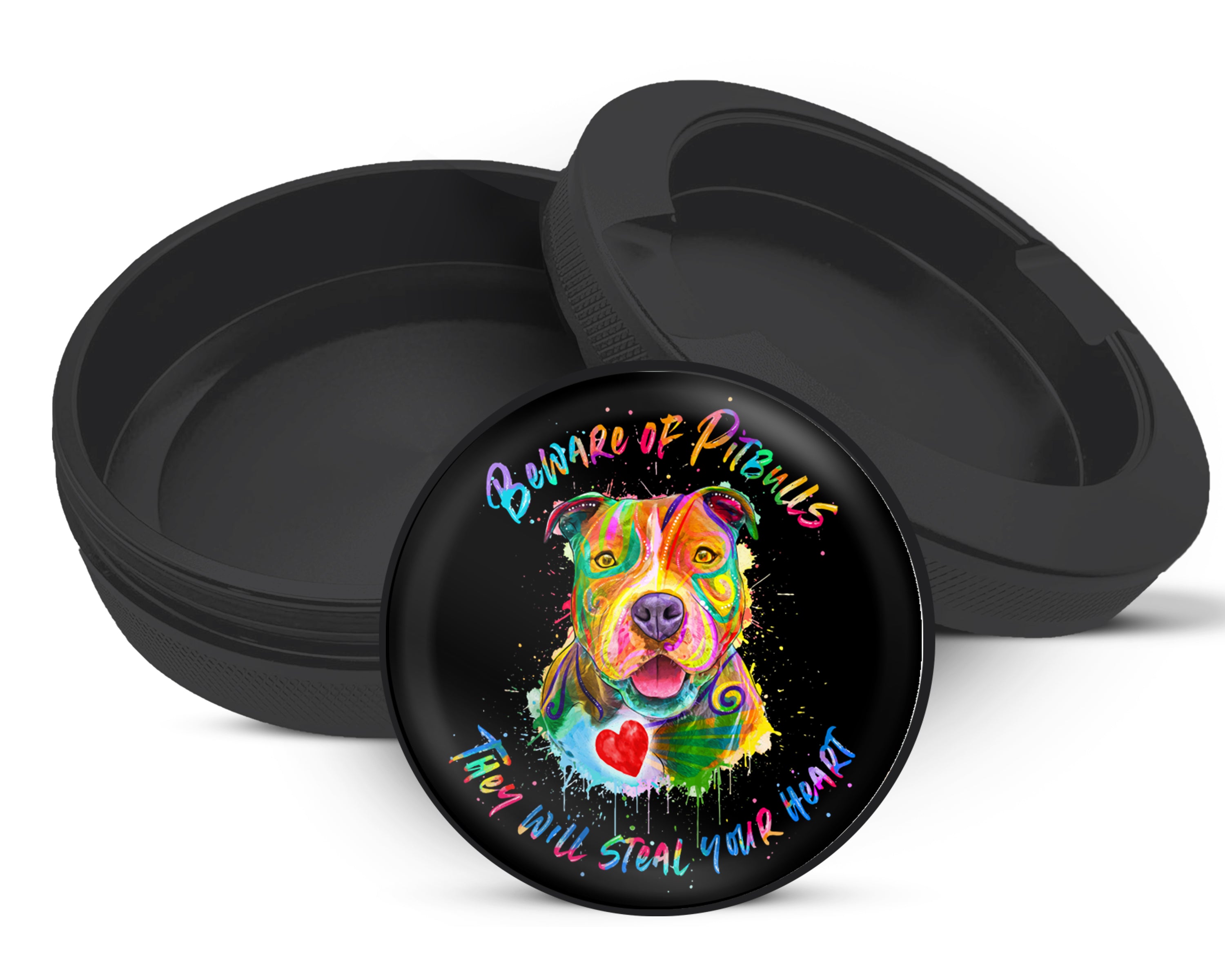 Snus Storage Case Beware Of Pitbulls They Will Steal Your Heart Black